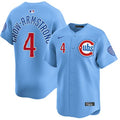 Men's Chicago Cubs #4 Pete Crow-Armstrong 2024/25 Blue 2nd Alternate Limited Stitched Baseball Jersey
