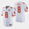 Men's Clemson Tigers #8 Justyn Ross White Stitched Football Jersey