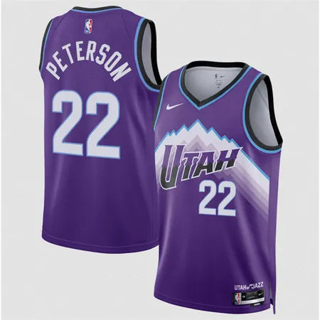 Youth Utah Jazz #22 Darryn Peterson Purple 2026 Draft Icon Edition Jersey