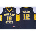 Men's Murray State Racers #12 Ja Morant Navy Stitched Jersey