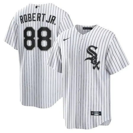 Men's Chicago White Sox #88 Luis Robert
White Replica Player Name Jersey