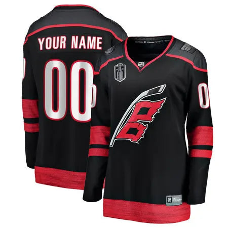 Women's Carolina Hurricanes
Black 2026 Stanley Cup Final Home Custom Jersey
