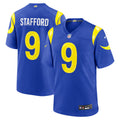 Men's Los Angeles Rams #9 Matthew Stafford Nike Royal Team Game Player Jersey