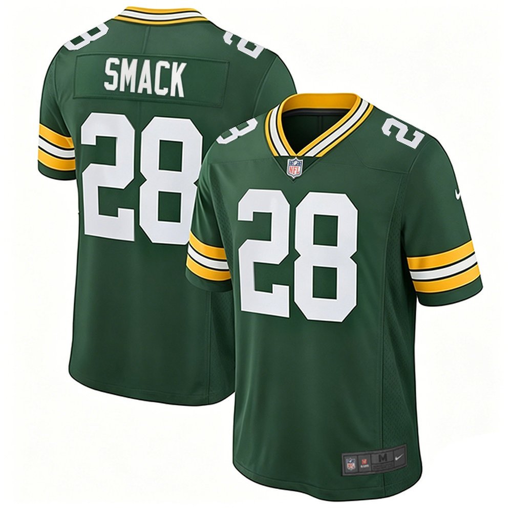 Men's Green Bay Packers #28 Trey Smack Green 2026 NFL Draft Vapor Limited Jersey