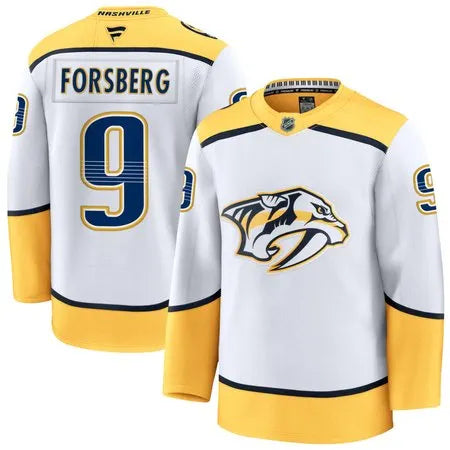 Men's Nashville Predators #9 Filip Forsberg
White Home Premium Jersey