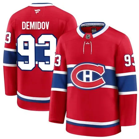 Men's Montreal Canadiens #93 Ivan Demidov
Red Home Premium Jersey