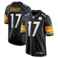 Men's Pittsburgh Steelers #17 Germie Bernard Black 2026 NFL Draft Game Jersey