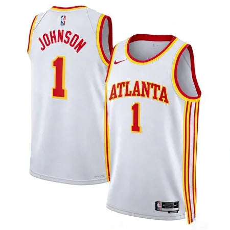 Men's Atlanta Hawks #1 Jalen Johnson
White Swingman Association Edition Jersey