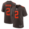 Men's Cleveland Browns #2 Shedeur Sanders Nike Brown Alternate Game Jersey