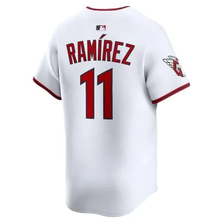 Men's Cleveland Guardians #11 Jose Ramirez
White Home Limited Jersey