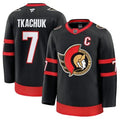 Men's Ottawa Senators #7 Brady Tkachuk
Black Home Premium Player Jersey